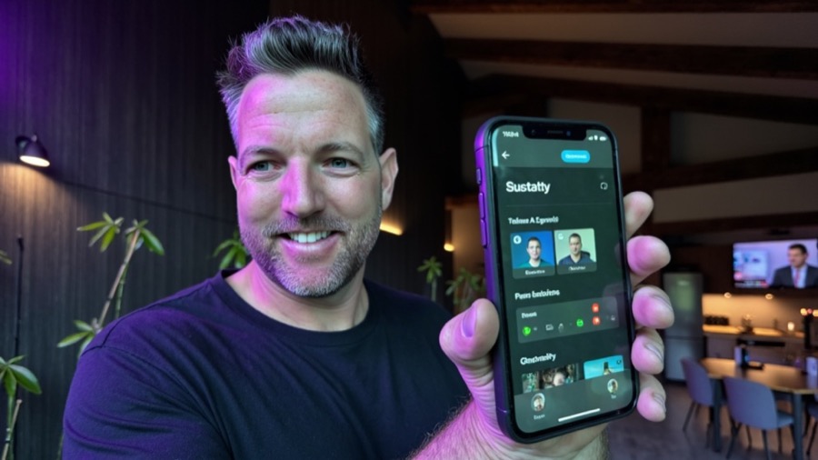 A real high-contrast YouTube thumbnail of Nick generated by the app