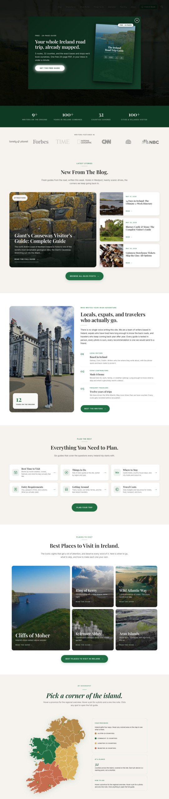 Your Irish Adventure home page